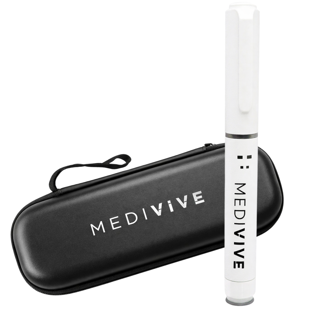 Medivive NAD+ Injector Pen with Travel Case - 1000mg Prefilled Subcutaneous NAD+ Pen